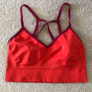 Nike DRI-FIT sports Bra red purple xs